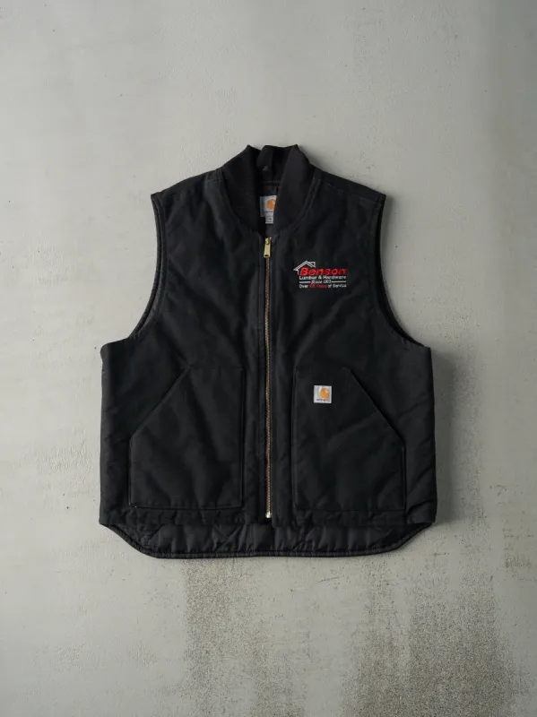 Vintage Y2K Black Benson Lumber and Hardware Carhartt Workwear Vest (XL) sold by Rebalance Vintage