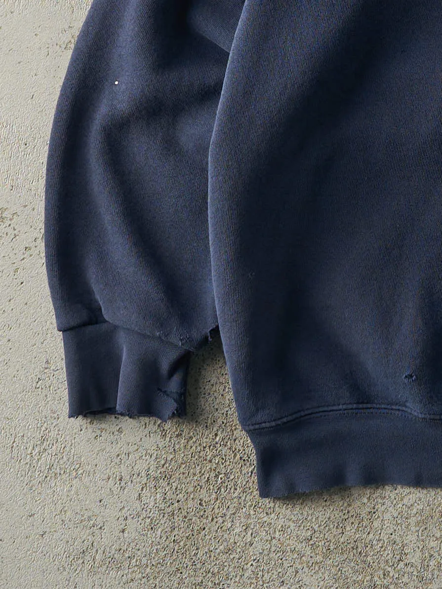 Vintage 90s Navy Blue Boulder Colorado Crewneck (L) sold by Rebalance Vintage product image thumbnail 3