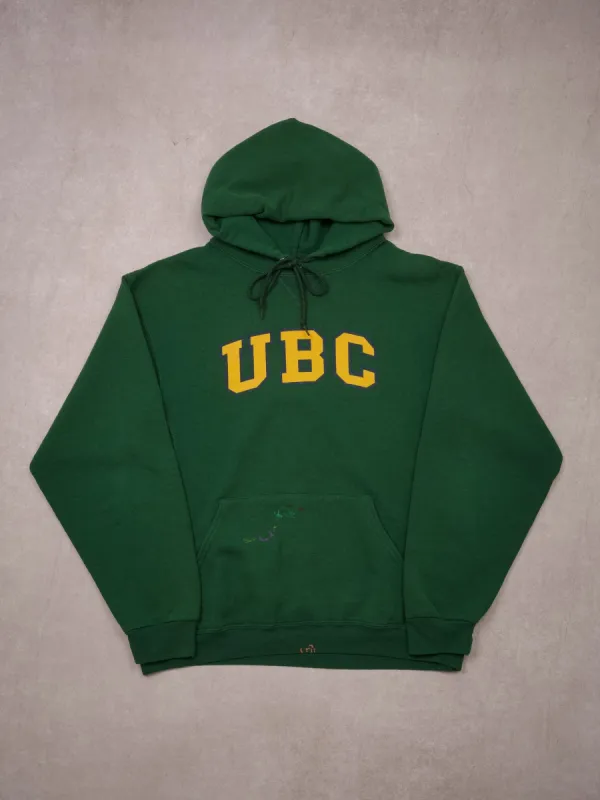 Vintage 90s Pine Green UBC Russell Althetic's Hoodie (M) sold by Rebalance Vintage