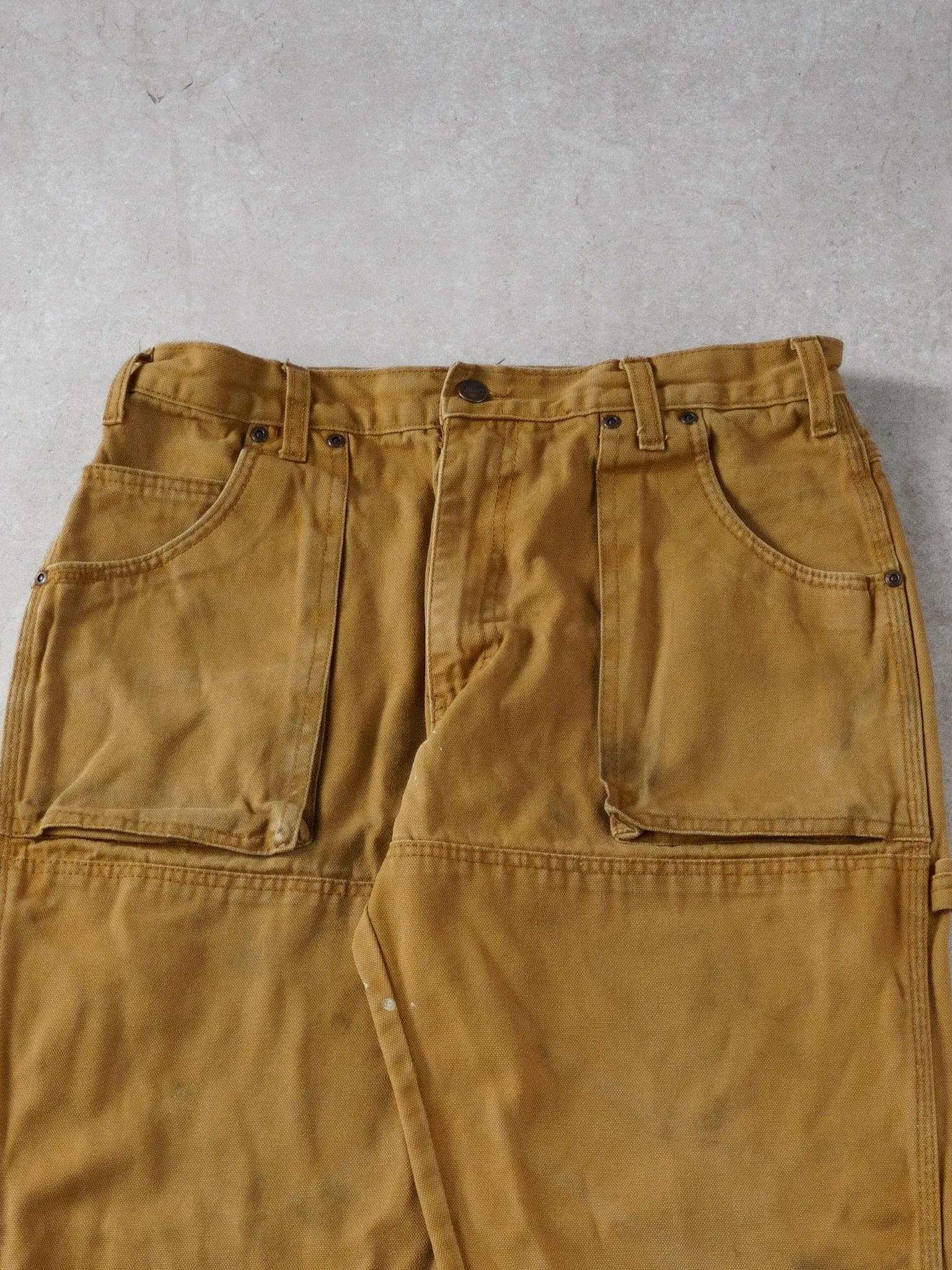 Vintage Khaki Dickies Double Knee Carpenter Pants (32x32) sold by Rebalance Vintage product image thumbnail 2