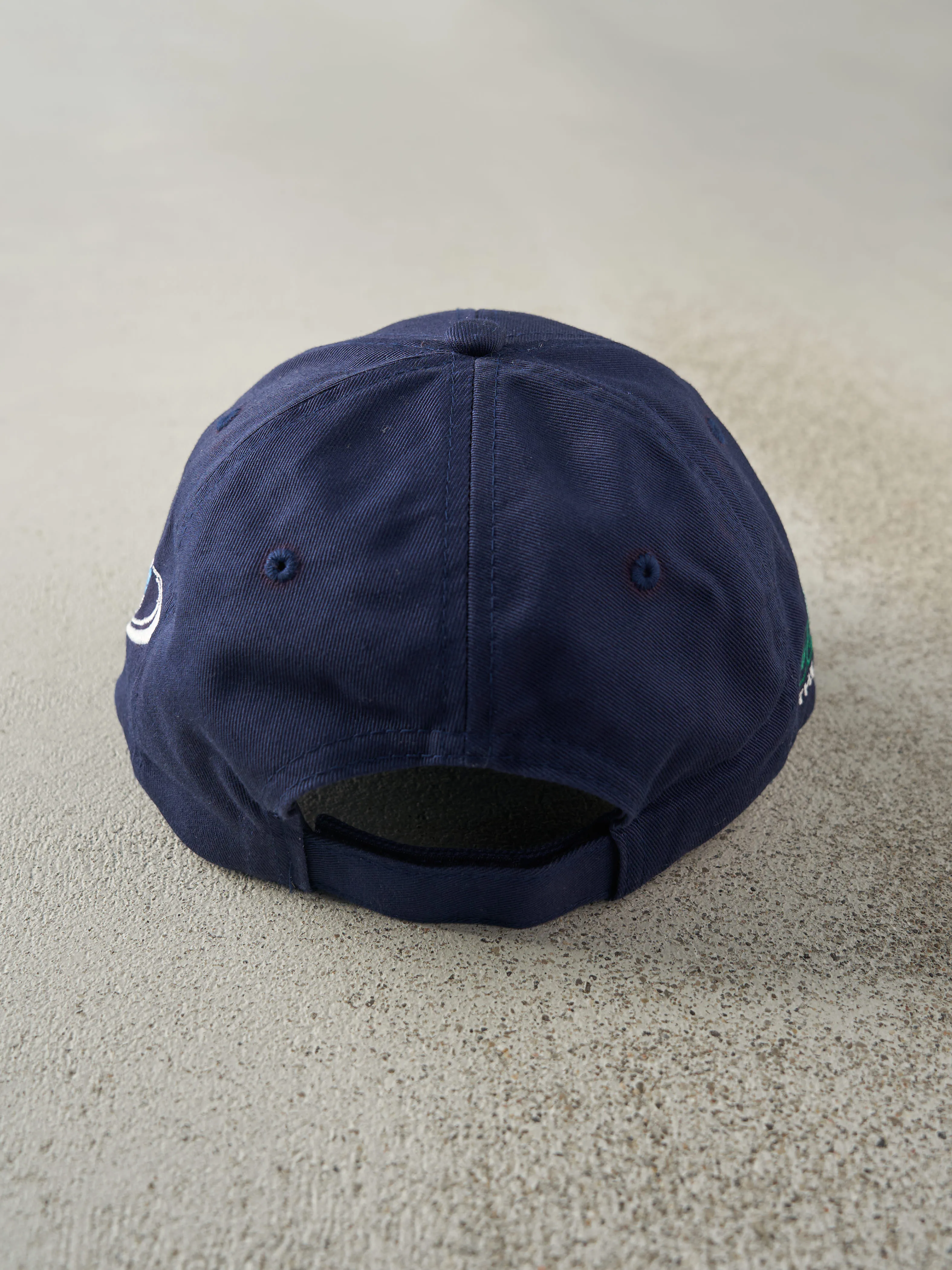 Vintage Y2K Navy Blue Embroidered Goodyear Nascar Racing Velcro Back Hat sold by Rebalance Vintage product image thumbnail 4