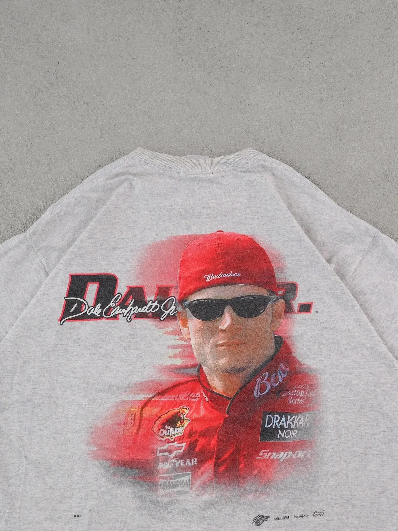 Vintage Y2k Grey Dale Jr Nascar Graphic Tee (L) sold by Rebalance Vintage product image thumbnail 4