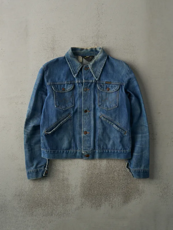 Vintage 70s Light Wash Wrangler Jean Jacket (S) sold by Rebalance Vintage