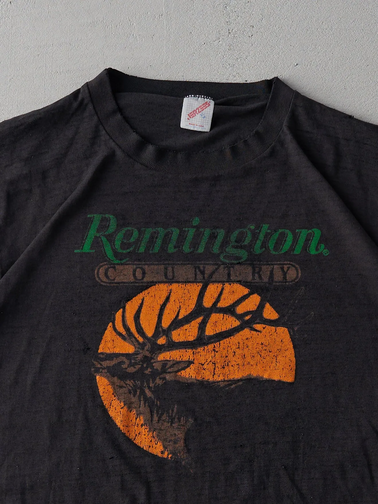 Vintage 80s Black Remington Country Single Stitch Tee (M) sold by Rebalance Vintage product image thumbnail 2