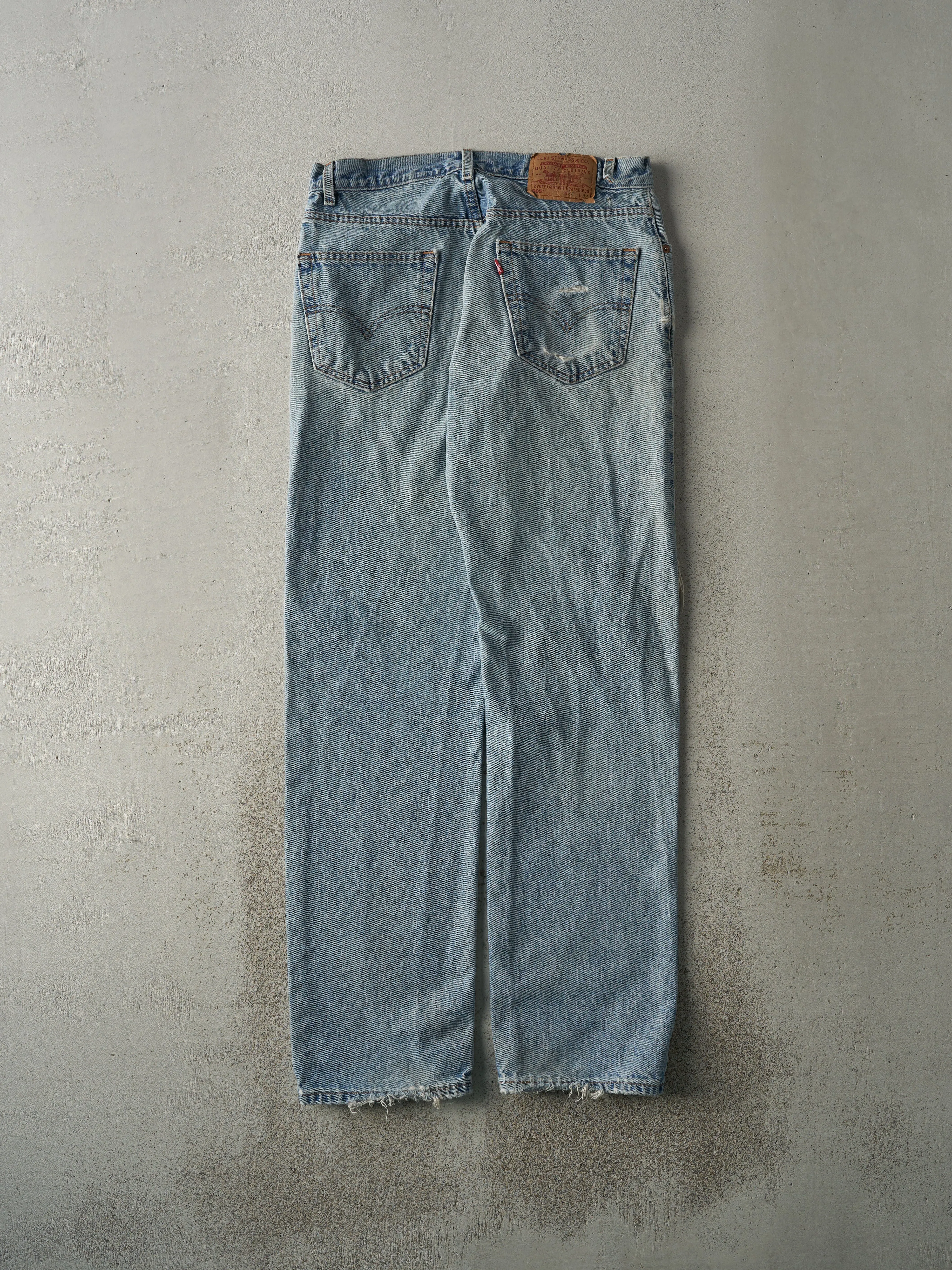 Vintage 90s Light Wash Levi's 505 Jeans (32x32.5) sold by Rebalance Vintage product image thumbnail 3