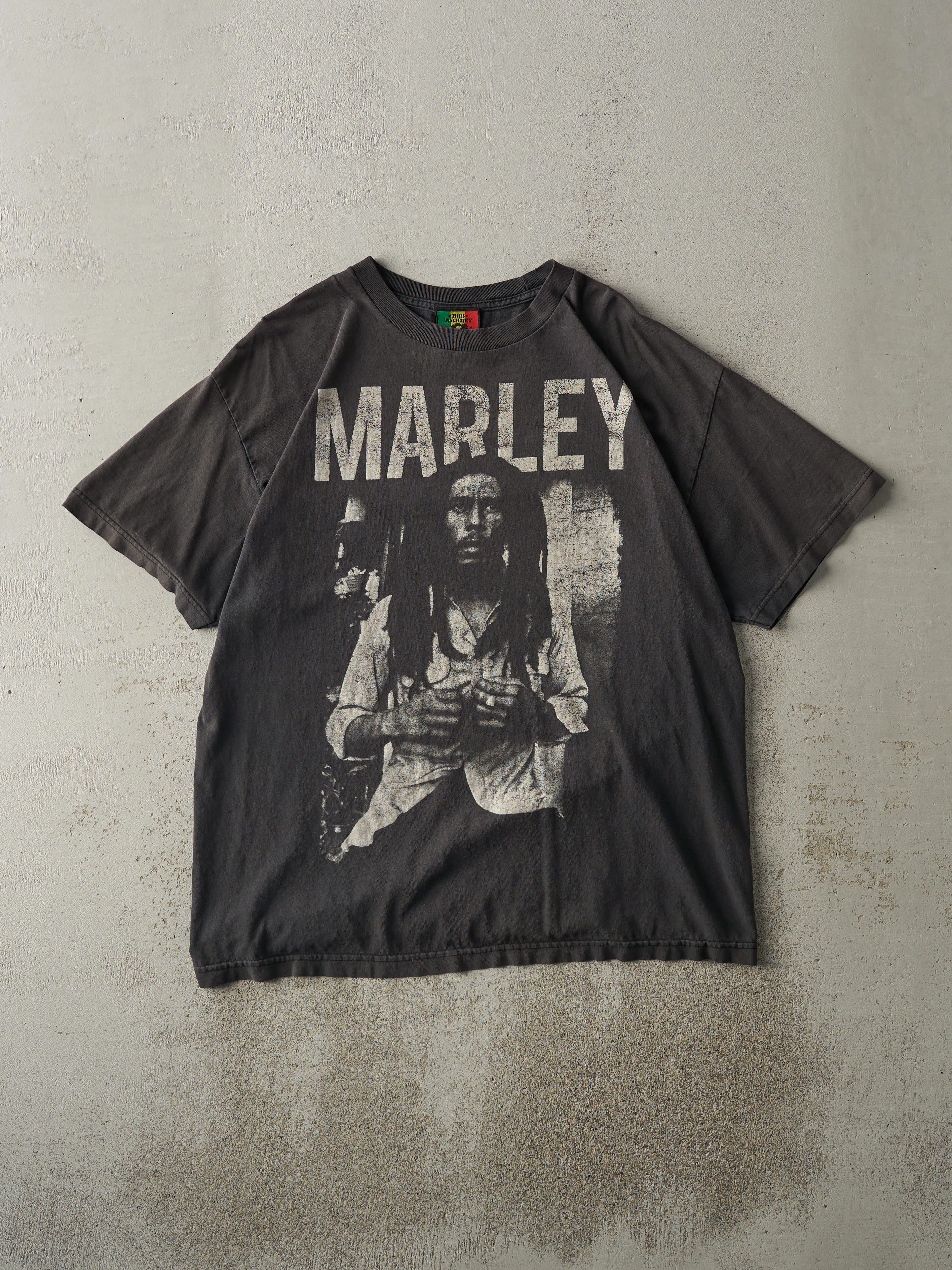 Vintage Y2K Faded Black Bob Marley Tee (M/L) sold by Rebalance Vintage