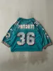 Vintage 95' Teal Miami Dolphins #36 Stanley Pritchett Cropped Jersey (M/L) sold by Rebalance Vintage