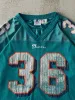 Vintage 95' Teal Miami Dolphins #36 Stanley Pritchett Cropped Jersey (M/L) sold by Rebalance Vintage