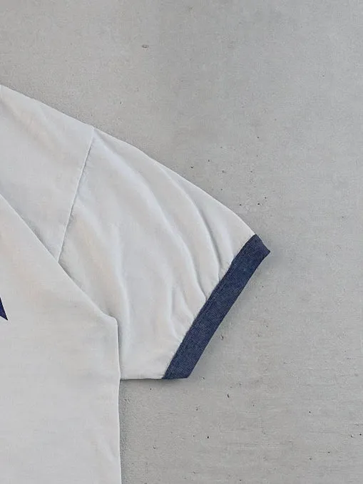 Vintage 90s White and Blue New York City John Lennon Tee (M) sold by Rebalance Vintage product image thumbnail 3