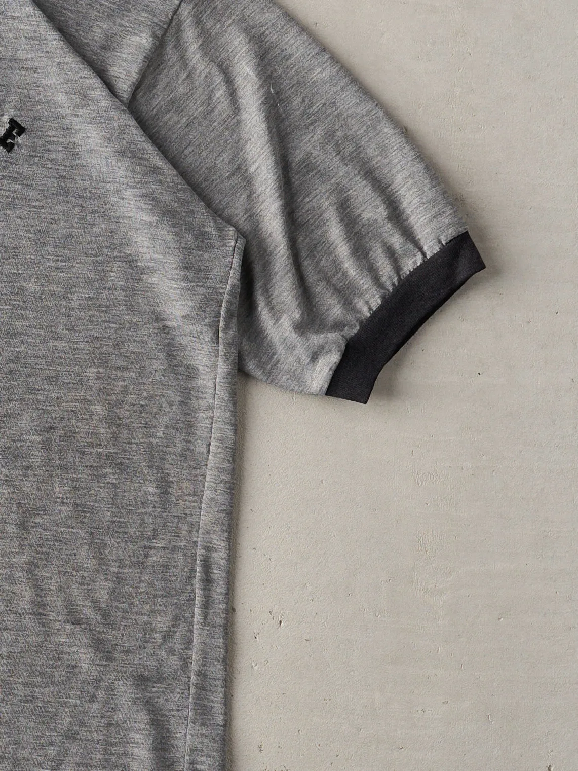 Vintage 90s Washed Grey Nike Ringer Tee (M) sold by Rebalance Vintage product image thumbnail 3
