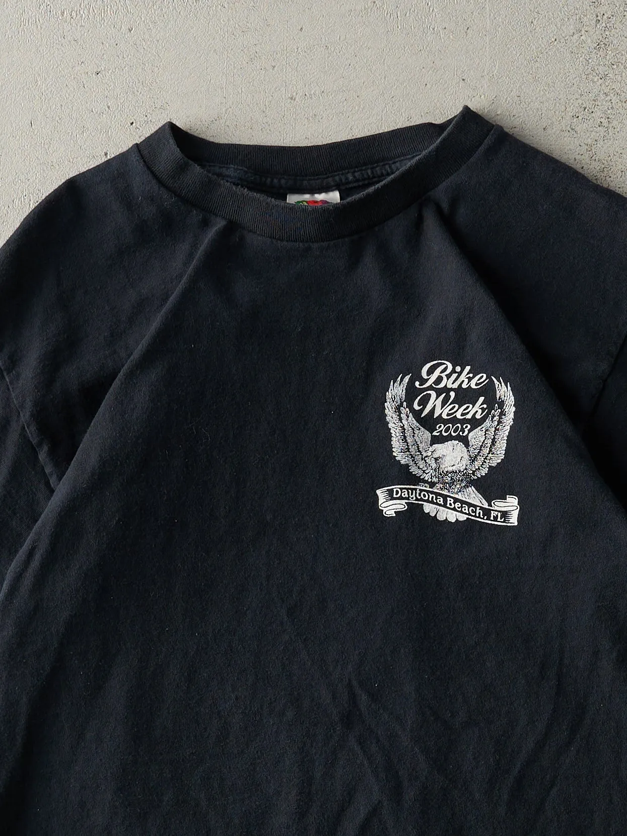 Vintage 03' Black Daytona Beach Bike Week Tee (S) sold by Rebalance Vintage product image thumbnail 3