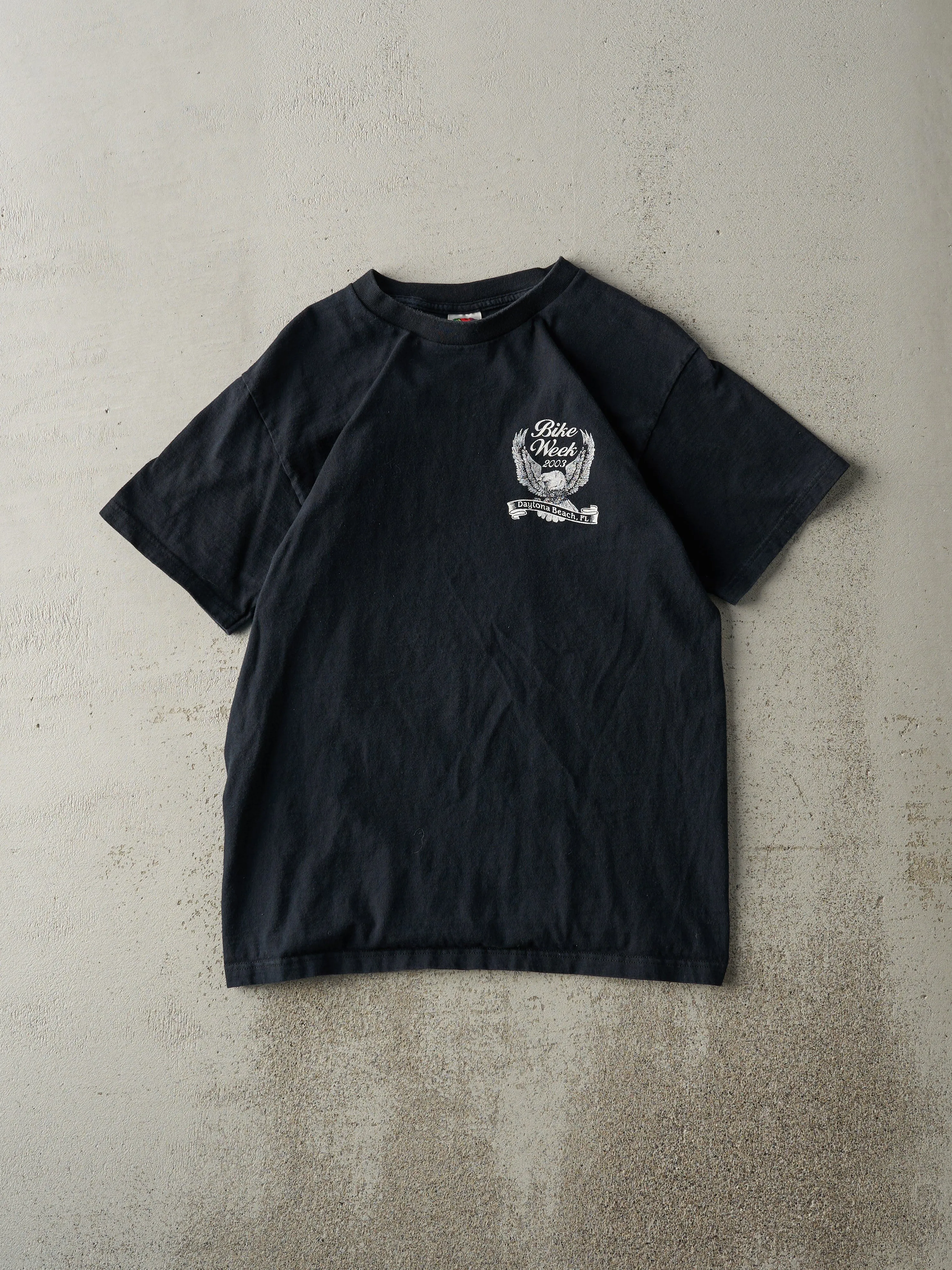 Vintage 03' Black Daytona Beach Bike Week Tee (S) sold by Rebalance Vintage product image thumbnail 2