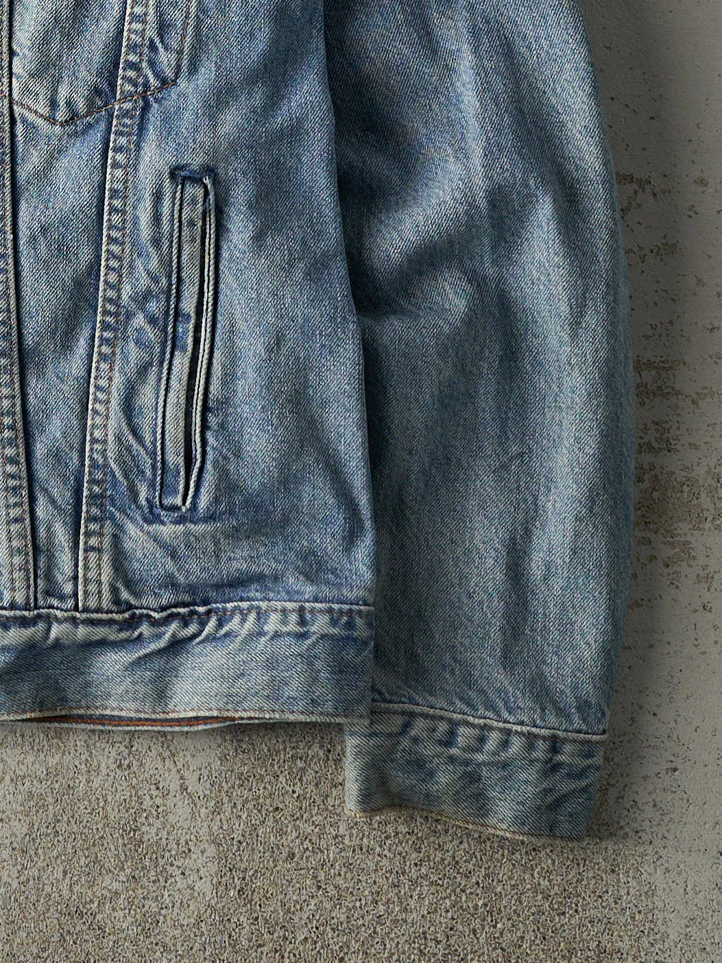 Vintage 90s Light Wash Levi's Type 3 Denim Jacket (S) sold by Rebalance Vintage product image thumbnail 3