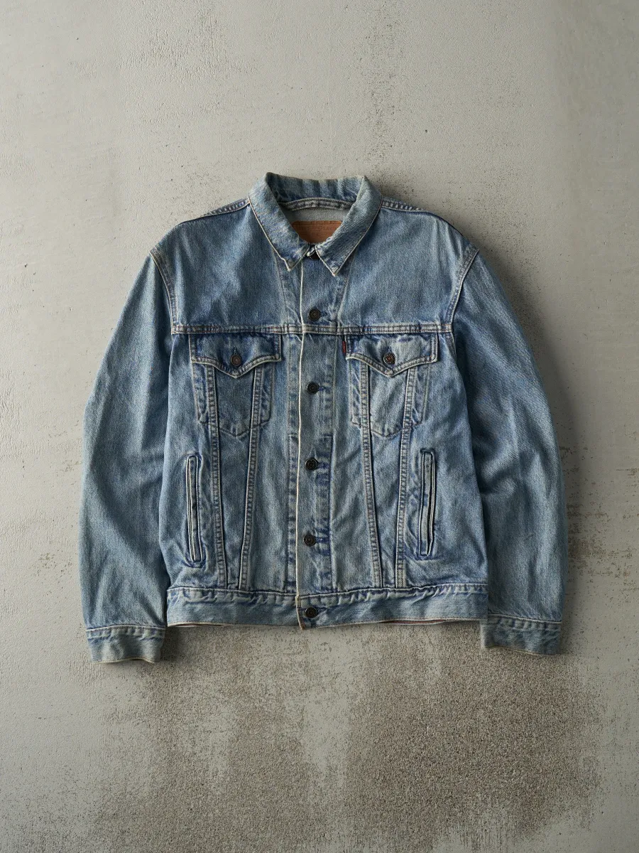 Vintage 90s Light Wash Levi's Type 3 Denim Jacket (S) sold by Rebalance Vintage