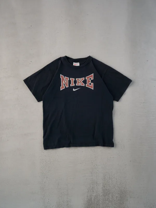 Vintage 90s Black Nike Graphic Tee (S/M) sold by Rebalance Vintage