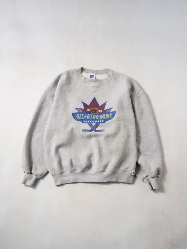 Vintage 98' Grey NHL All Star Game Vancouver Russell Athletics (M/L) sold by Rebalance Vintage