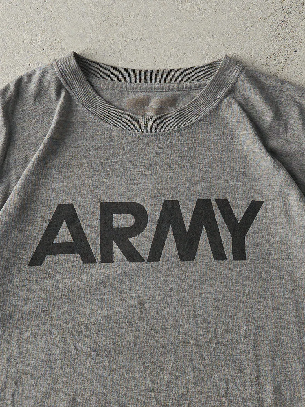 Vintage Y2K Grey US Army Tee (L) sold by Rebalance Vintage product image thumbnail 3