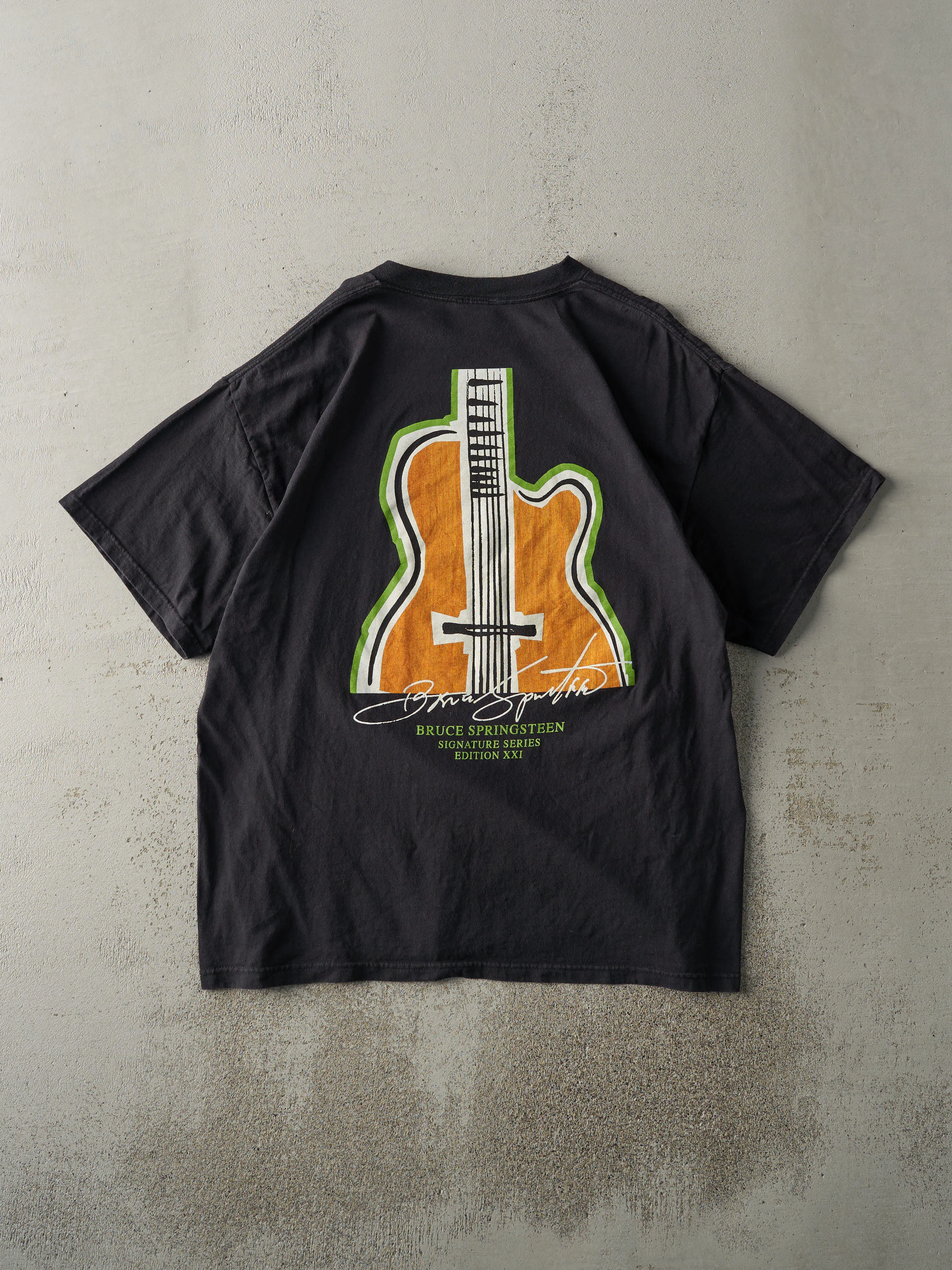 Vintage Y2K Black Bruce Springsteen Hard Rock Cafe Hollywood Tee (L) sold by Rebalance Vintage