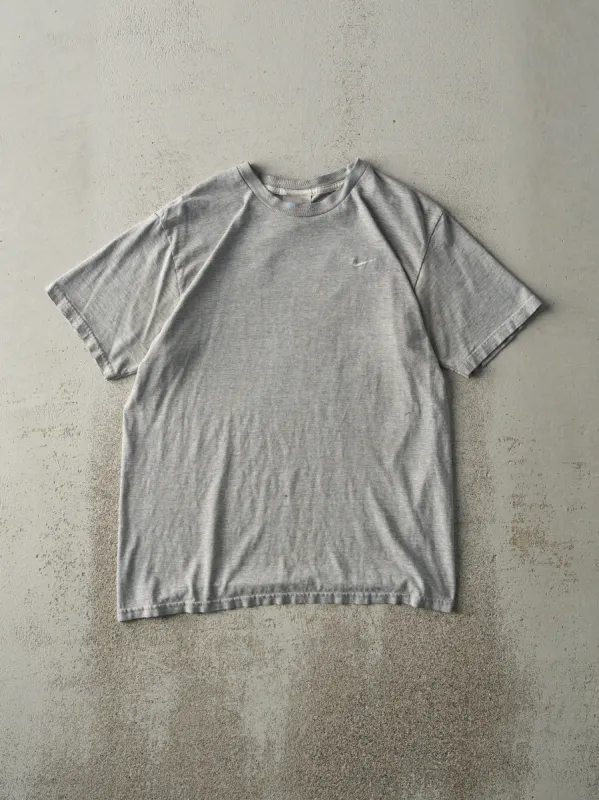 Vintage Y2K Grey Embroidered Nike Tee (S) sold by Rebalance Vintage