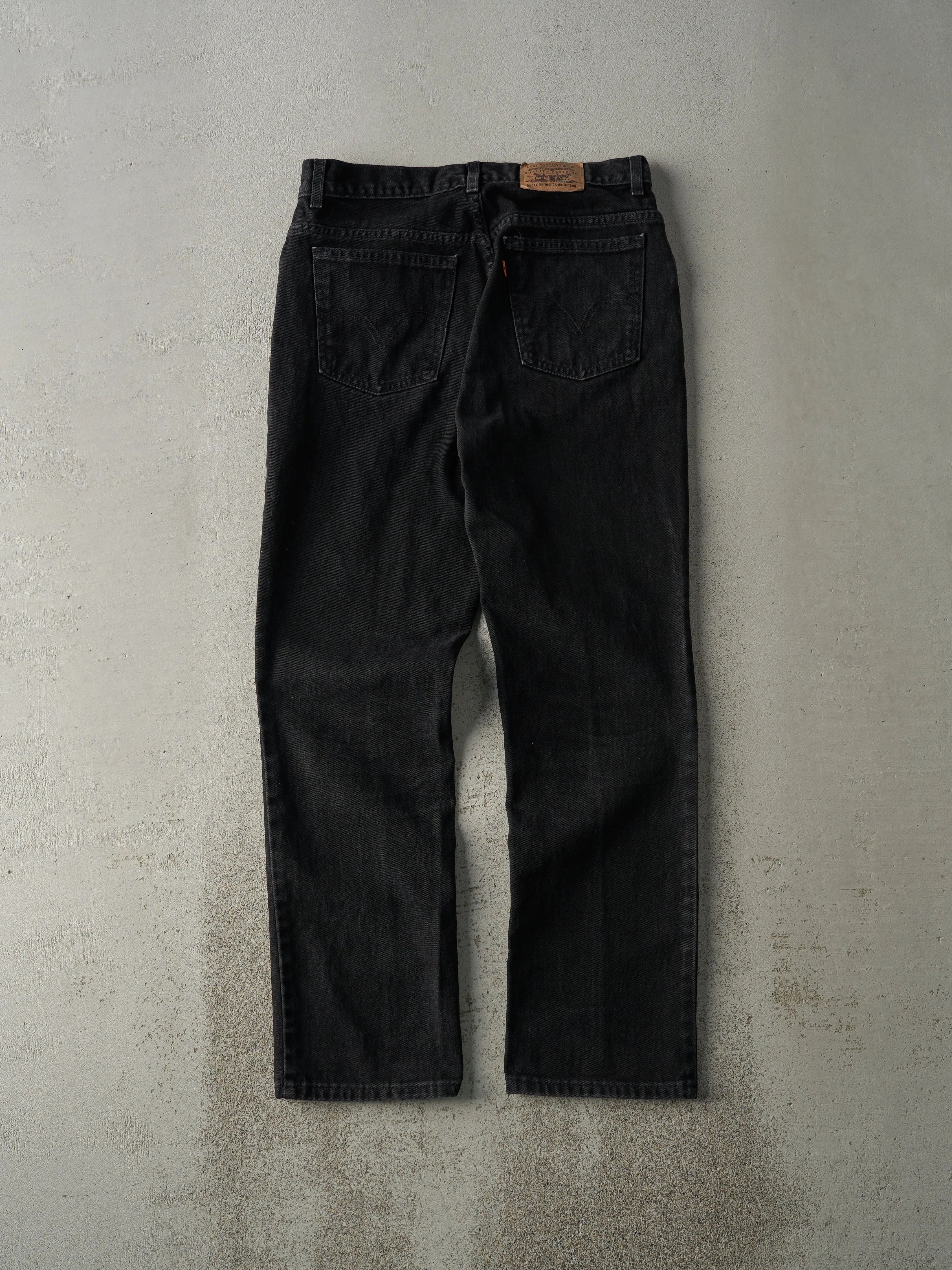 Vintage 90s Black Levi's Orange Tab Denim Pants (32x30) sold by Rebalance Vintage product image thumbnail 2