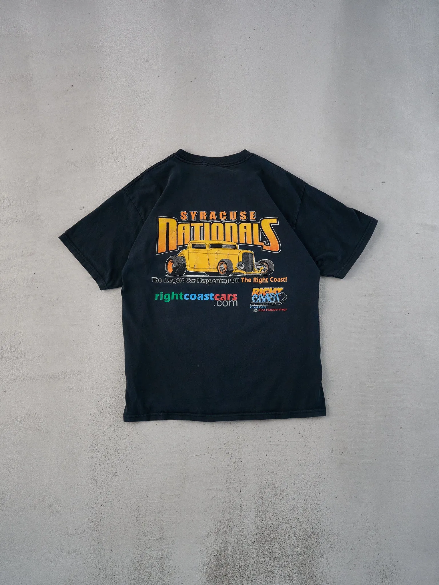 Vintage 04' Black Syracuse Nationals Car Graphic Tee (M) sold by Rebalance Vintage product image thumbnail 2