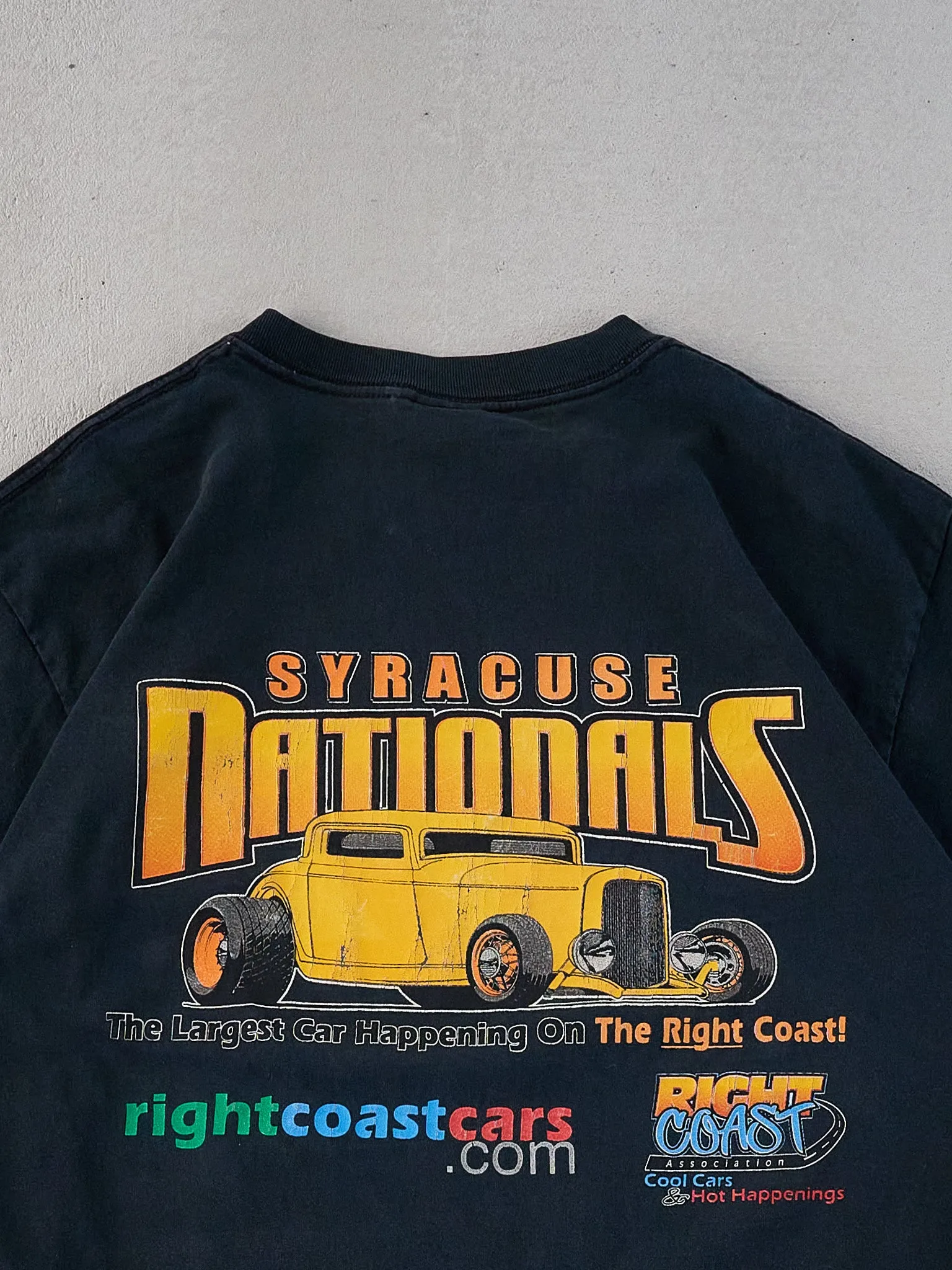 Vintage 04' Black Syracuse Nationals Car Graphic Tee (M) sold by Rebalance Vintage product image thumbnail 4