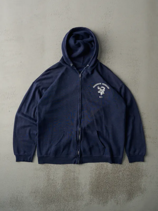 Vintage 90s Faded Black Quiksilver Boxy Zip Up Hoodie (L