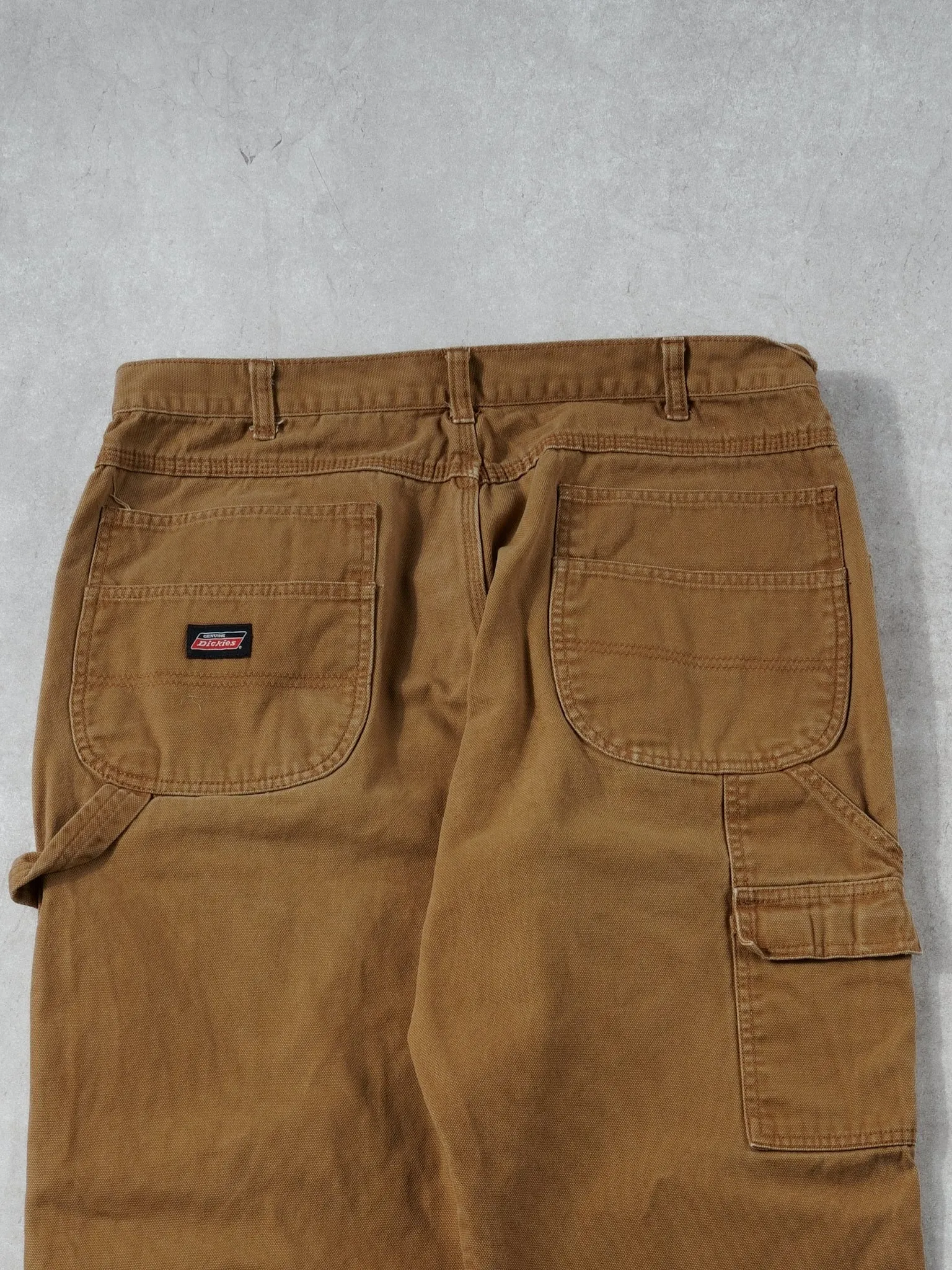 Vintage 90s Khaki Dickies Double Knee Carpenter Pants (34x30) sold by Rebalance Vintage product image thumbnail 4