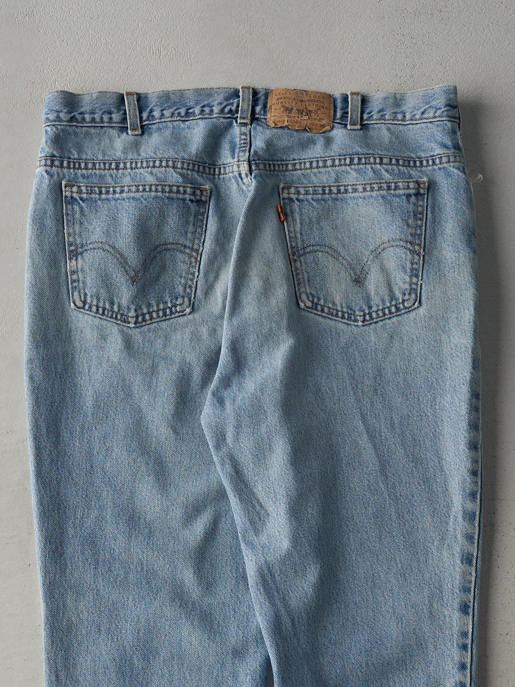 Vintage 80s Light Wash Levi's Orange Tab Jeans (35x29.5) sold by Rebalance Vintage product image thumbnail 4
