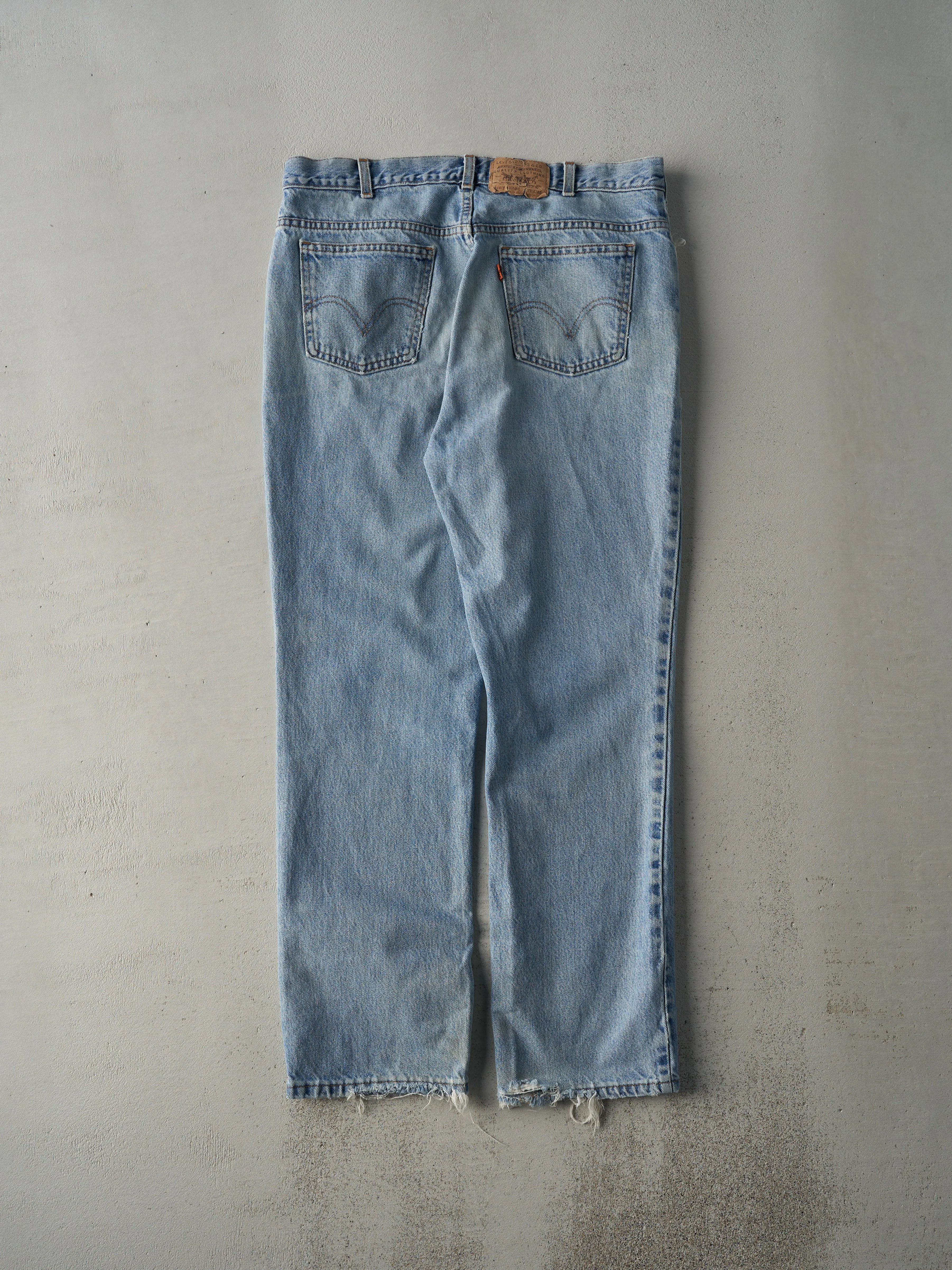 Vintage 80s Light Wash Levi's Orange Tab Jeans (35x29.5) sold by Rebalance Vintage product image thumbnail 2