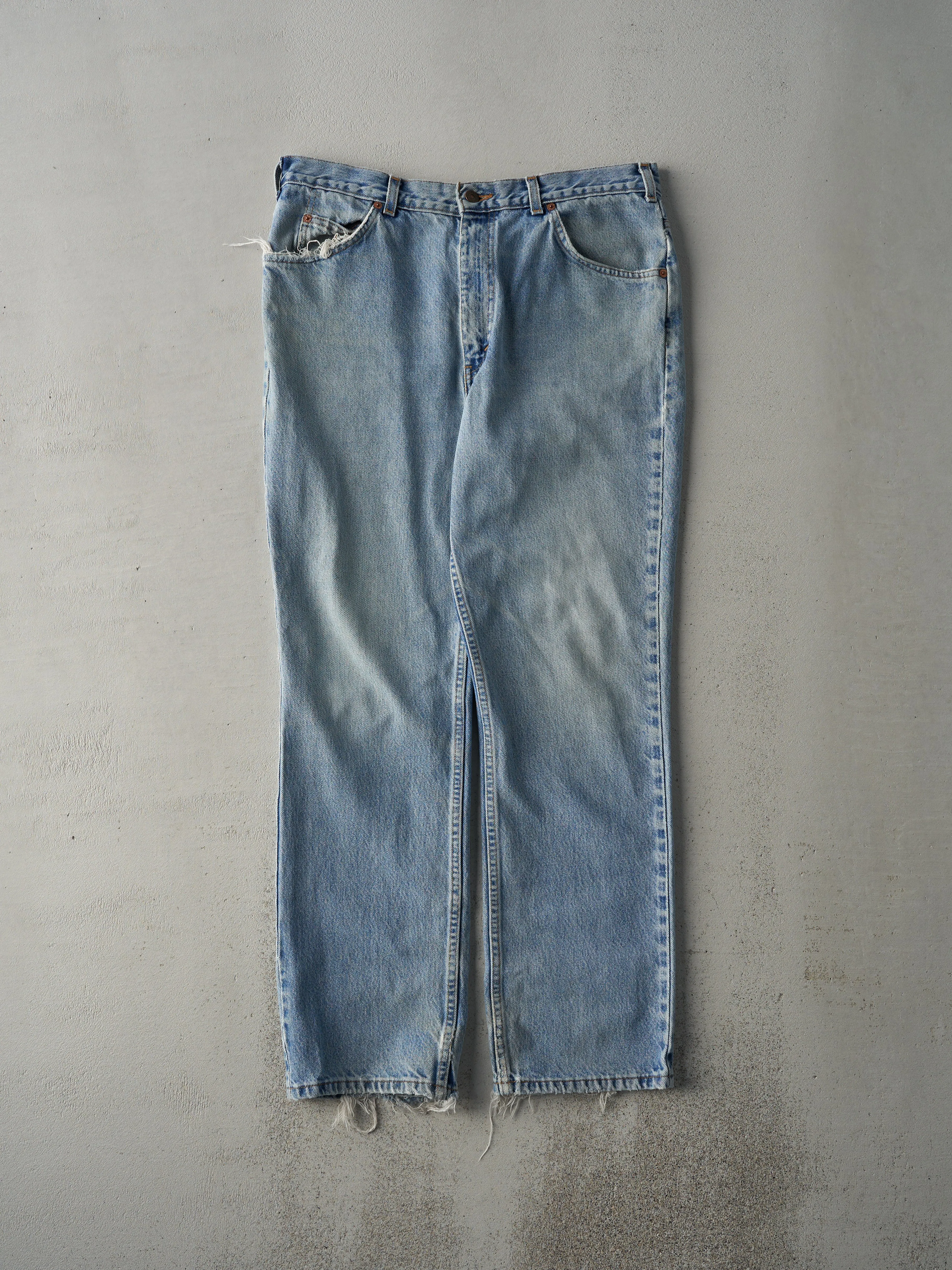 Vintage 80s Light Wash Levi's Orange Tab Jeans (35x29.5) sold by Rebalance Vintage