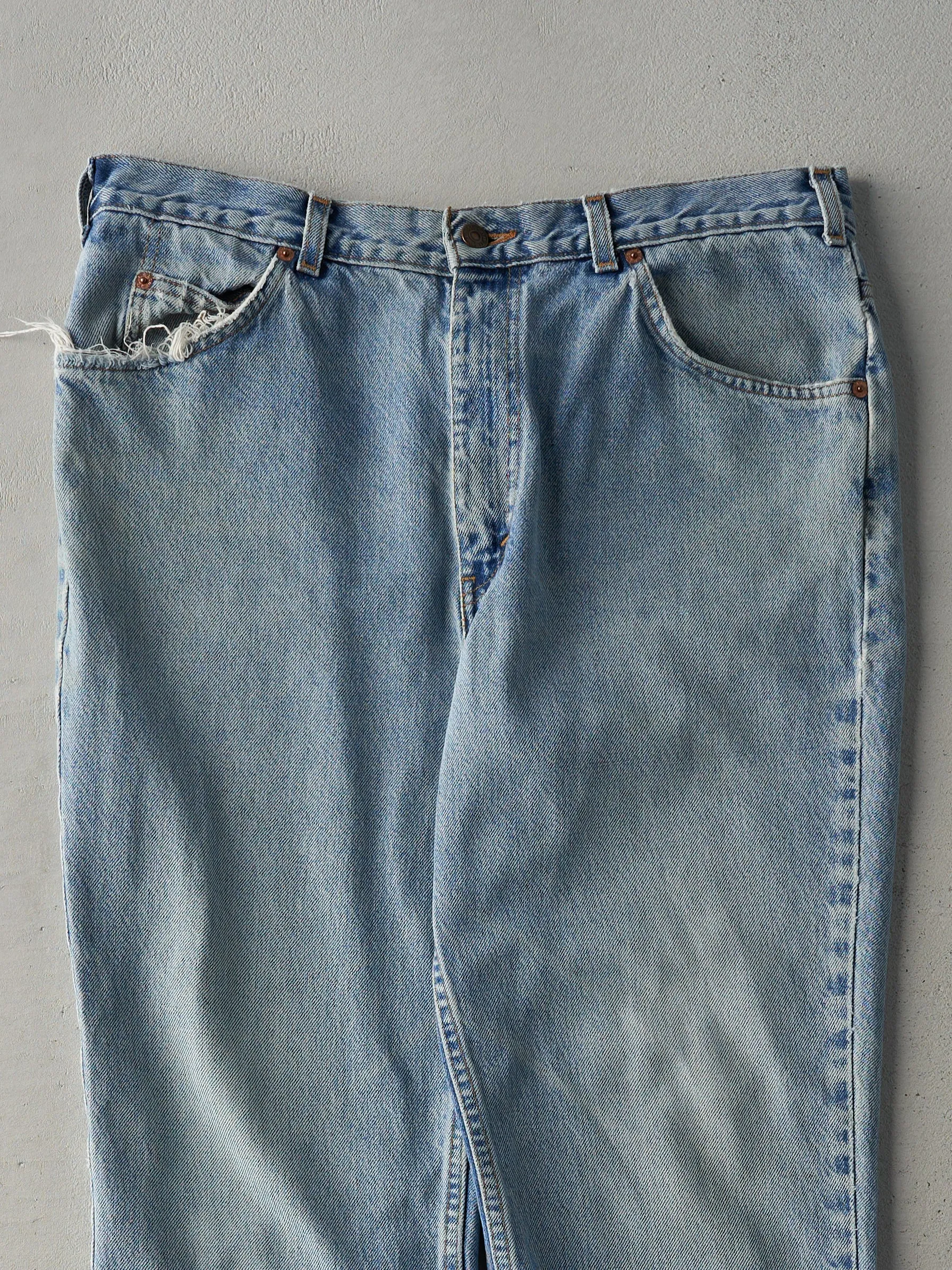Vintage 80s Light Wash Levi's Orange Tab Jeans (35x29.5) sold by Rebalance Vintage product image thumbnail 3