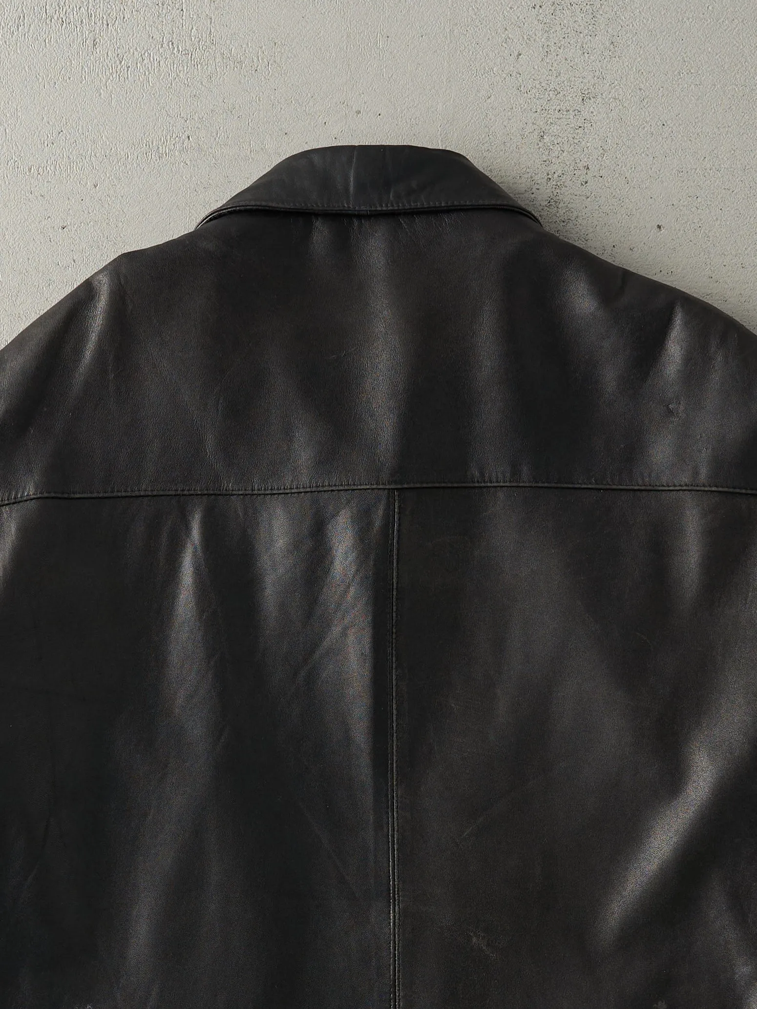Vintage 90s Black Leather Jacket (M/L) sold by Rebalance Vintage product image thumbnail 4