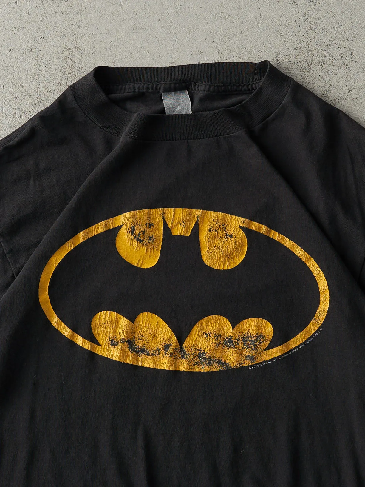 Vintage 80s Black Batman Single Stitch Tee (M) sold by Rebalance Vintage product image thumbnail 2