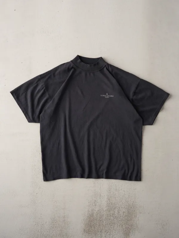 Vintage 80s Washed Black Loris Azzaro Tee (L) sold by Rebalance Vintage