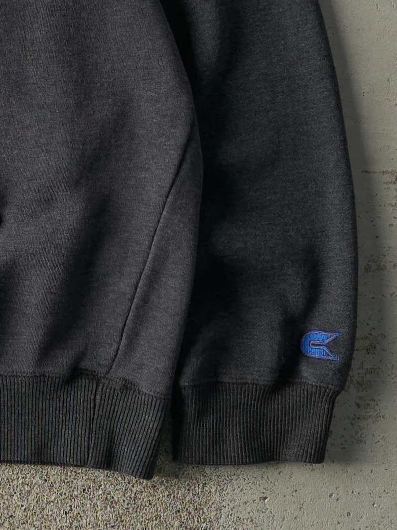 Vintage Y2K Charcoal Grey Kansas State University Hoodie (M/L) sold by Rebalance Vintage product image thumbnail 3