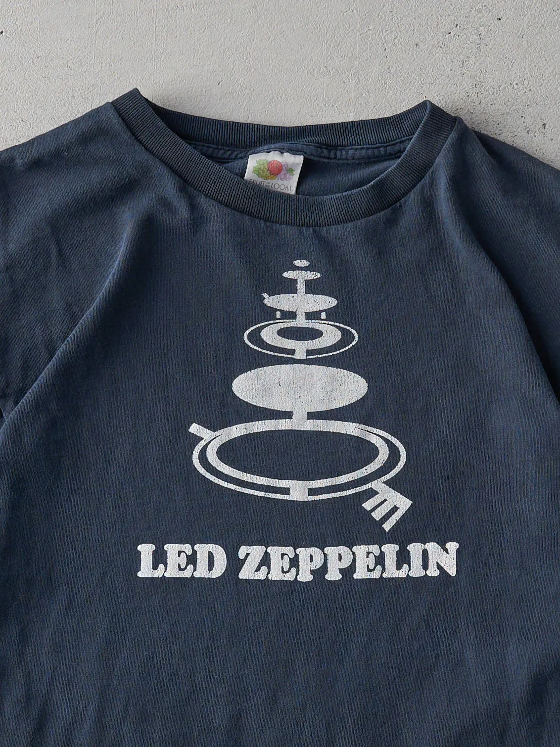 Vintage 90s Faded Black Led Zeppelin Tee (S) sold by Rebalance Vintage product image thumbnail 2