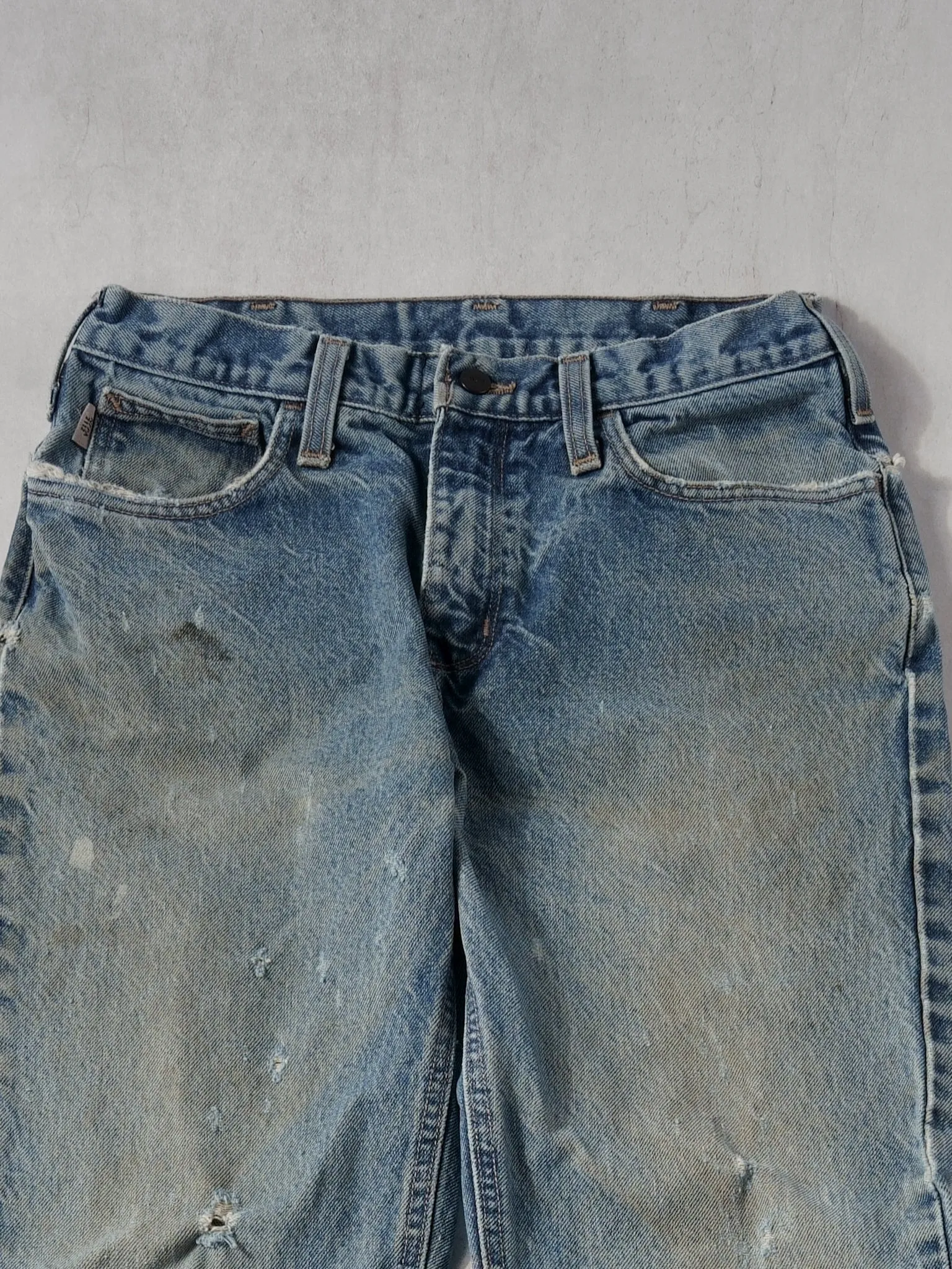 Vintage 90s Washed Blue Carhartt Relax Fit Carpenter Denim Jeans (32x32) sold by Rebalance Vintage product image thumbnail 2