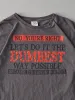 Vintage Y2K Dark Grey "No You're Right...." Tee (M) sold by Rebalance Vintage