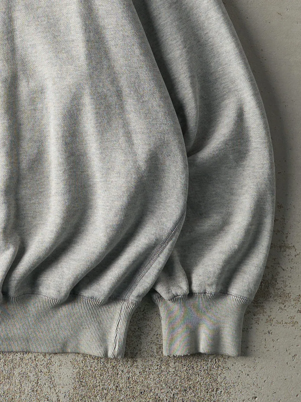 Vintage 90s Grey Embroidered Polo Crewneck (M) sold by Rebalance Vintage product image thumbnail 3