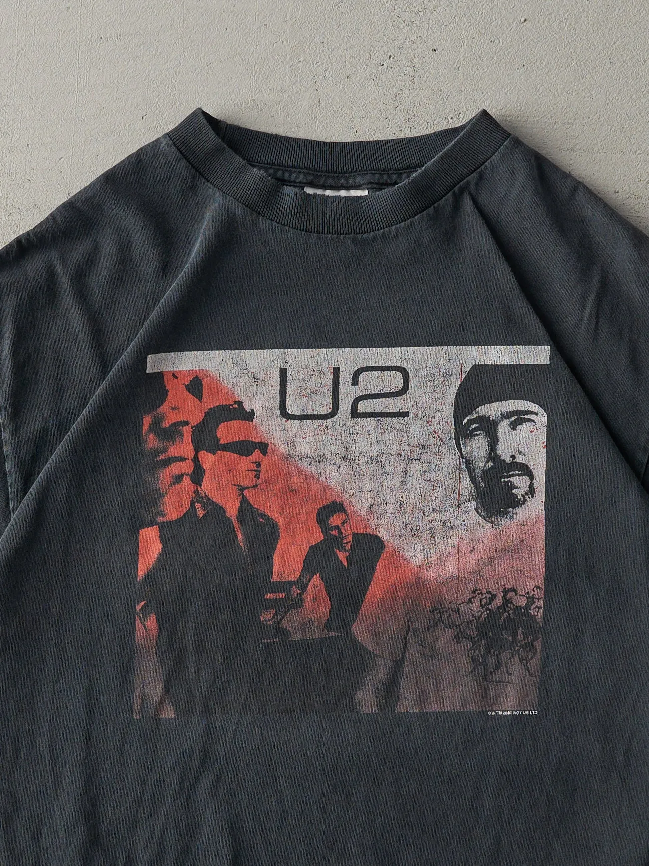 Vintage 01' Black U2 Elevation Tour Band Tee (S) sold by Rebalance Vintage product image thumbnail 3