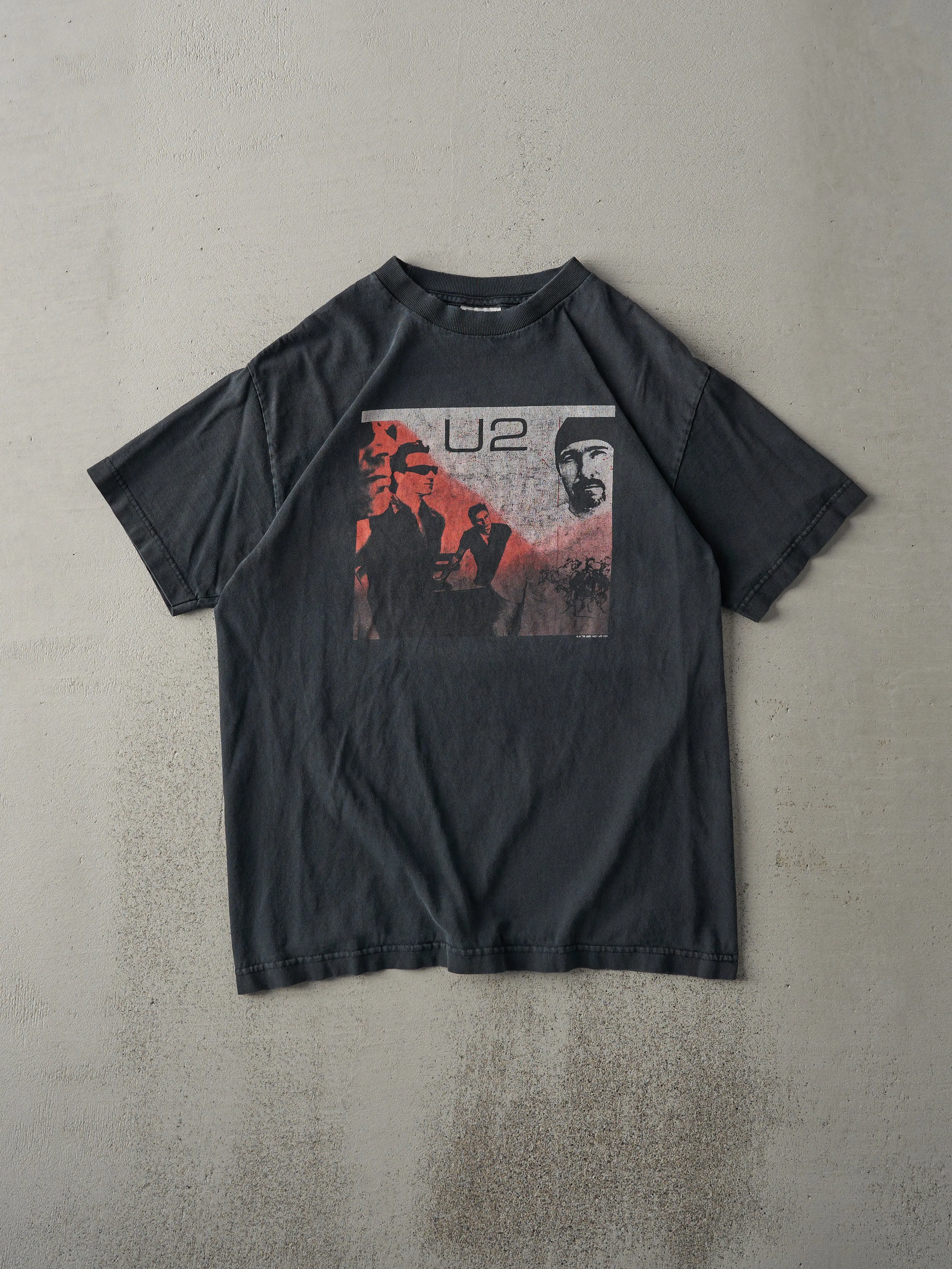 Vintage 01' Black U2 Elevation Tour Band Tee (S) sold by Rebalance Vintage