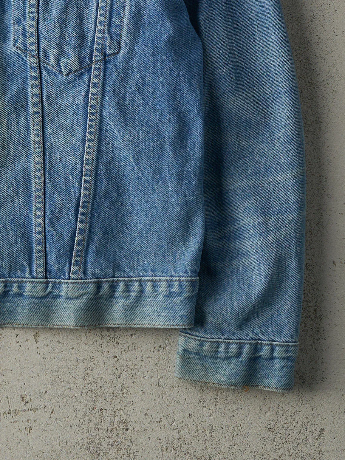Vintage 90s Light Wash Levi's Type 3 Denim Jacket (S/M) sold by Rebalance Vintage product image thumbnail 3