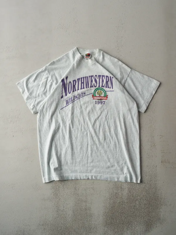 Vintage 97's Heather Grey Northwestern Citrus Bowl Single Stitch Tee (M) sold by Rebalance Vintage