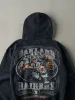 Vintage Y2K Black Oakland Raiders Hoodie (M) sold by Rebalance Vintage