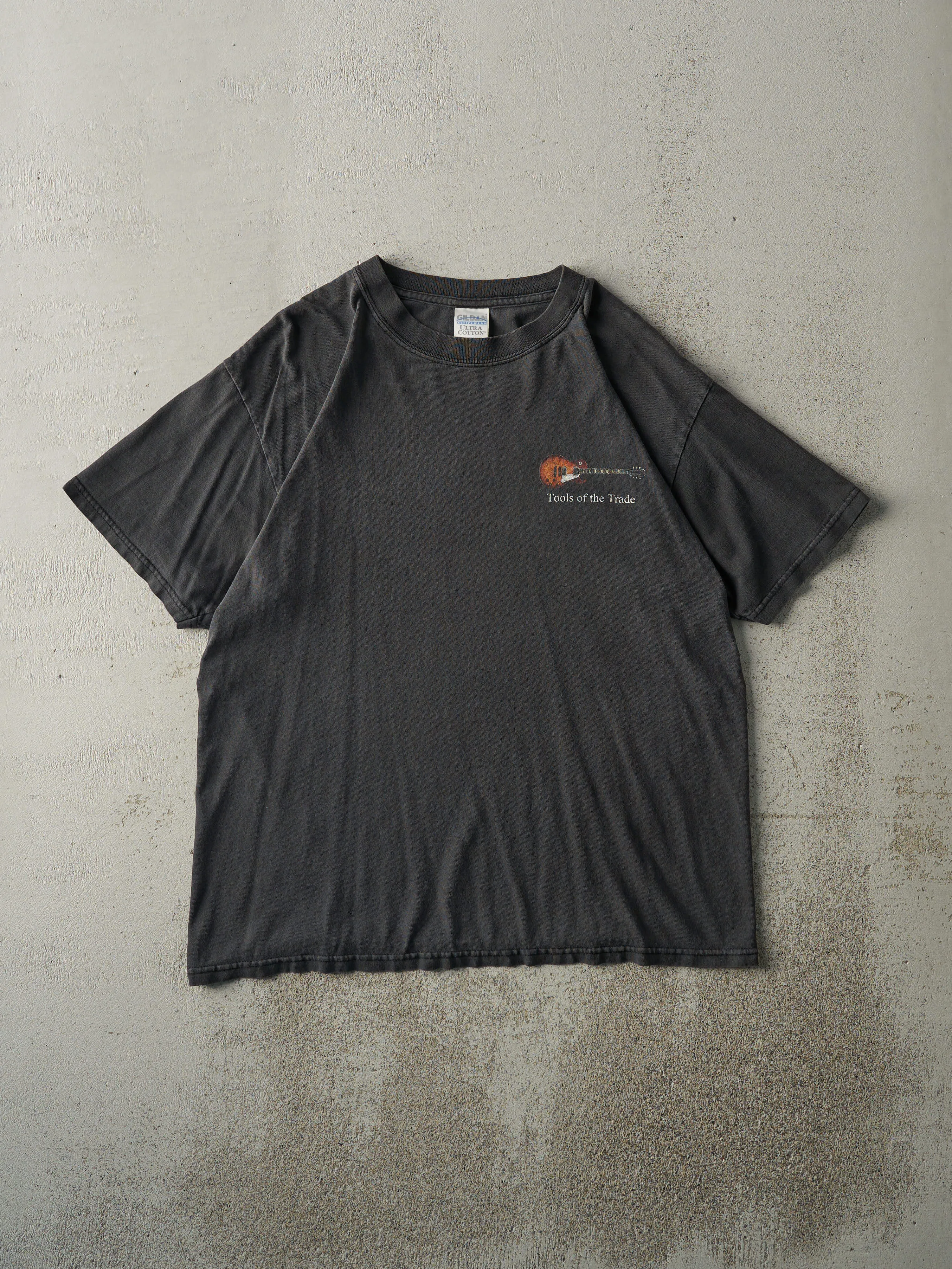 Vintage Y2K Faded Black Tools of the Trade Guitar Tee (M) sold by Rebalance Vintage product image thumbnail 2