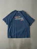 Vintage Y2K Slate Blue "Absent Minded" Tee (L) sold by Rebalance Vintage