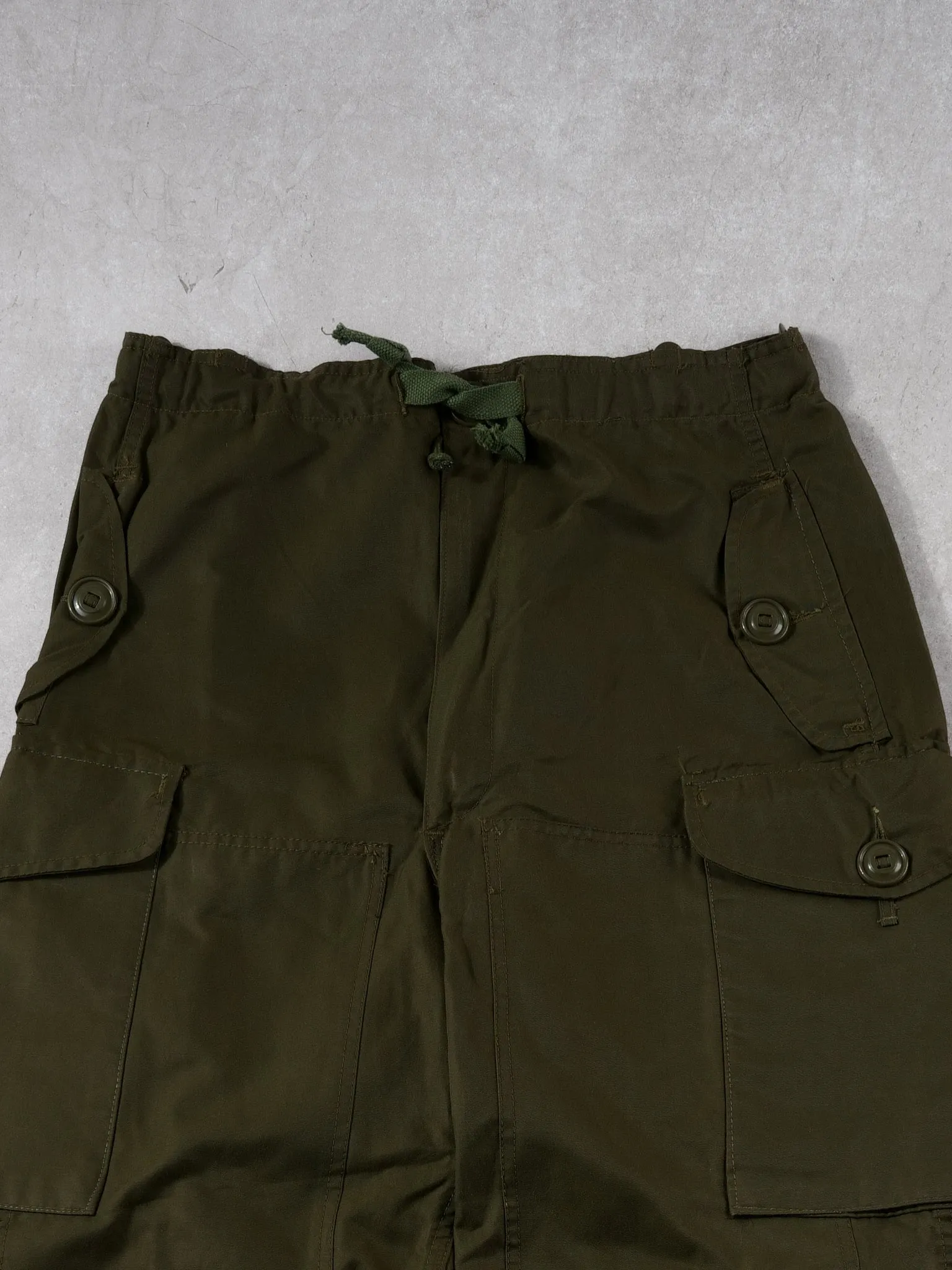 Vintage 70s Green Army Parachute Pant (28~34x31) sold by Rebalance Vintage product image thumbnail 3