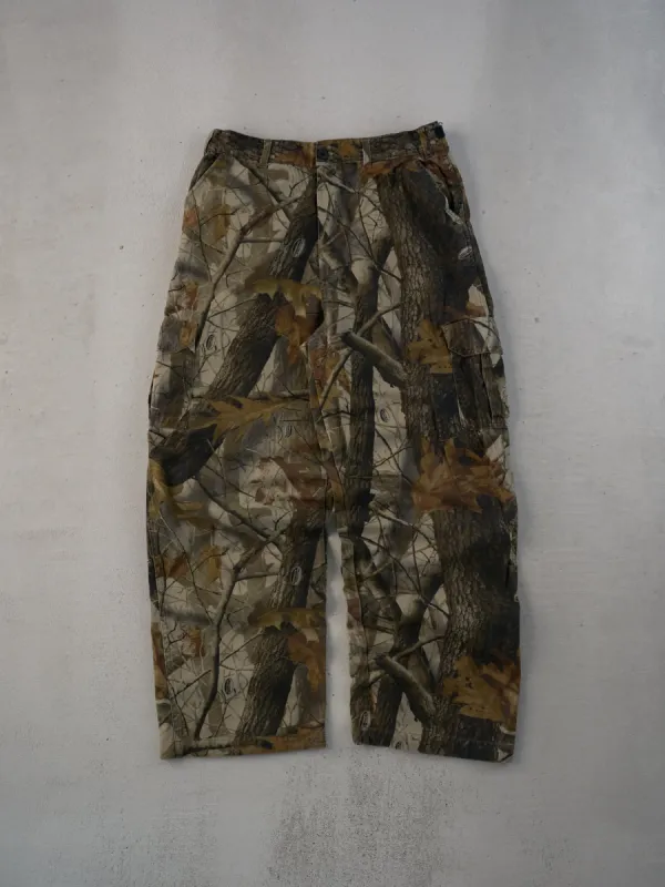 Vintage Y2k Green Realtree Camo Cargo Pants (31x30) sold by Rebalance Vintage