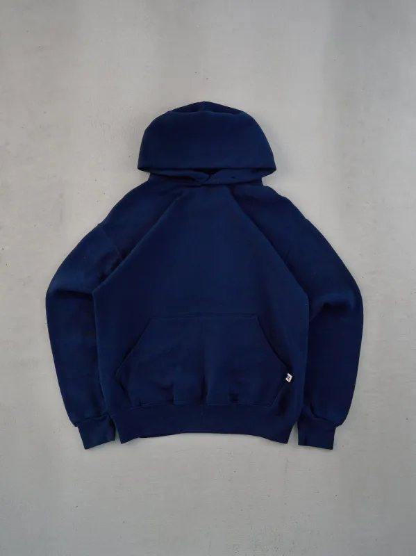 Vintage 90s Navy Blue Russell Athletics Hoodie (M) sold by Rebalance Vintage